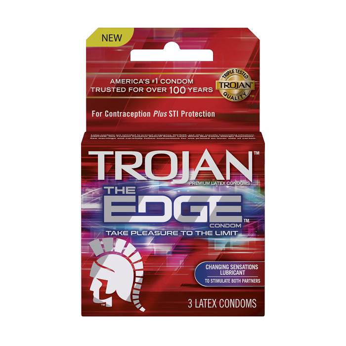 Trojan the edge changing lubricated 6ct