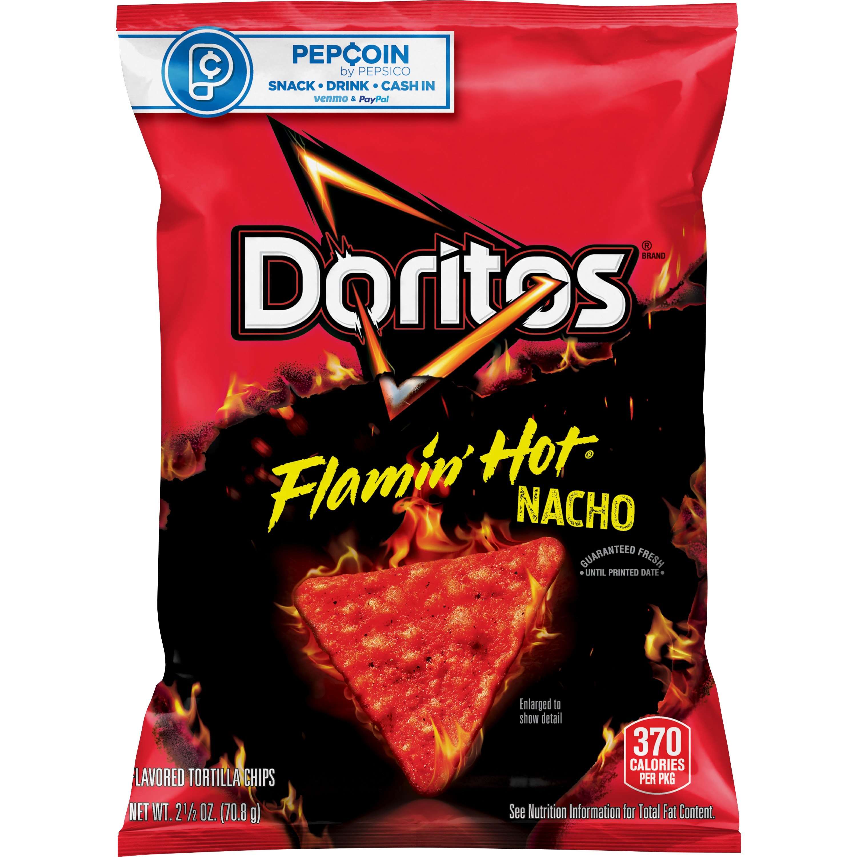 Doritos xvl nacho flamin hot 2.5oz