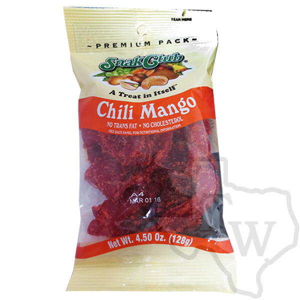 SNAK CLUB CHILI MNGO 6CT 4.5OZ - Nuts & Seeds - Snacks - Texas Wholesale