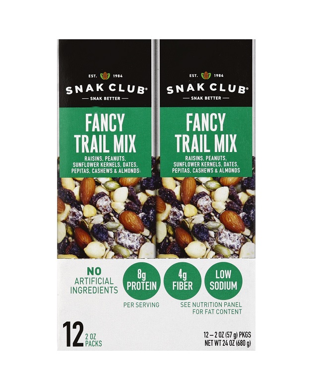 Snak club fancy trail mix 12ct 2oz