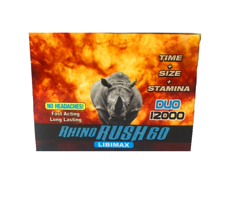 Libimax rhino rush 60 duo 20ct