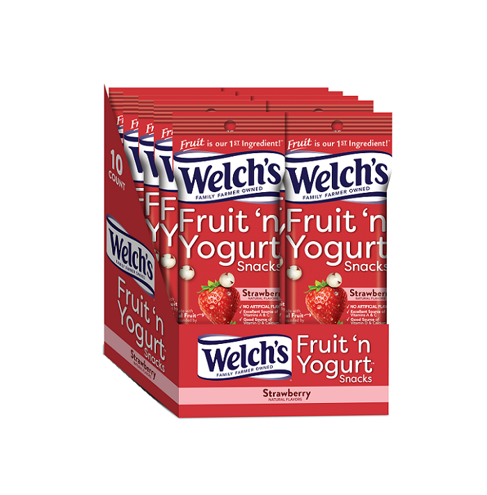 Welch`s strawberry fruit n yogurt 10ct