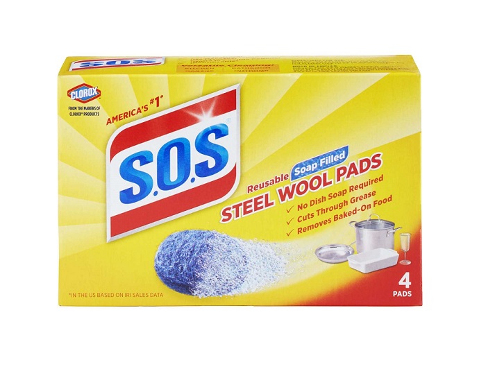 S.o.s steel wool 4ct