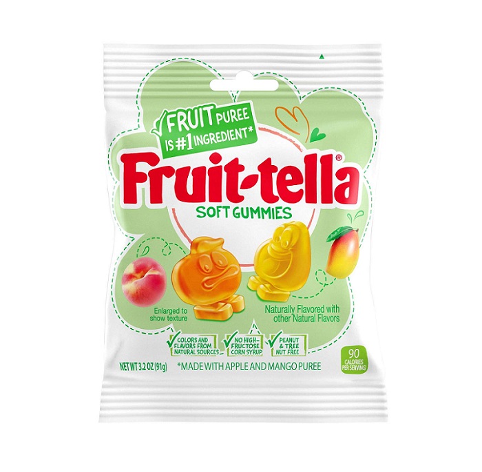 Fruit tella peach mango soft gummies 3.5oz
