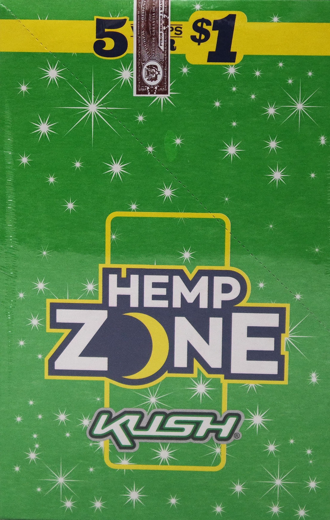 Hemp zone kush wraps 5/$1 15/5pk