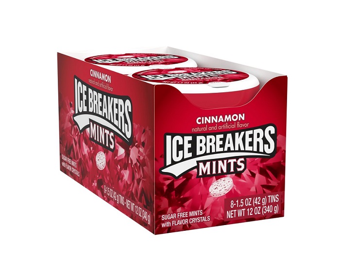 Ice breaker cinnamon tin 8ct