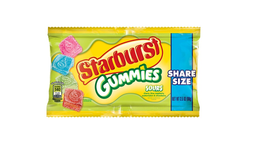 Starburst sours gummies k/s 15ct 3.5oz