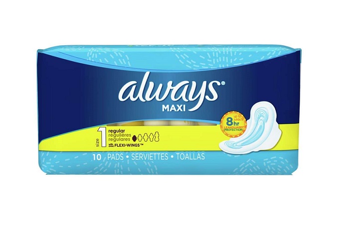 Always maxi reg with wings 10ct