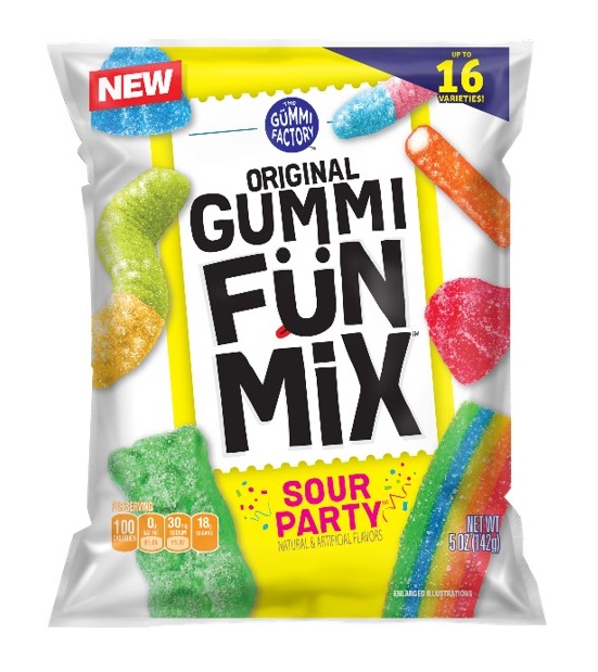 Original gummi mix sour party h/b 5oz
