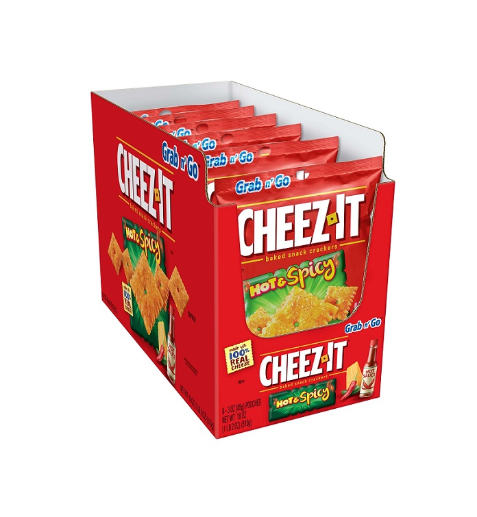 Cheez it hot & spicy 6ct