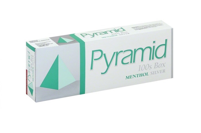 Pyramid menthol silver 100s box