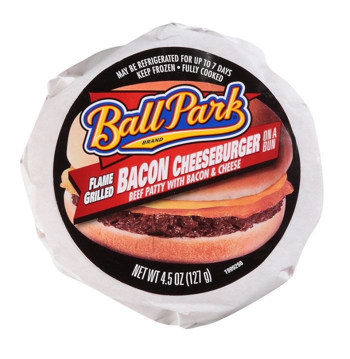 Ballpark bacon grilled cheeseburger 4.5oz