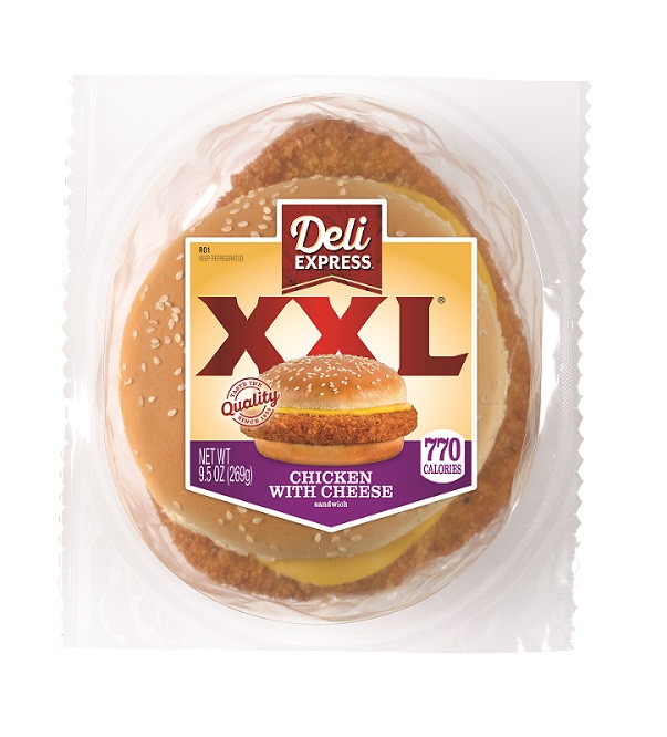 Deli express xxl chicken with cheese 9.5oz
