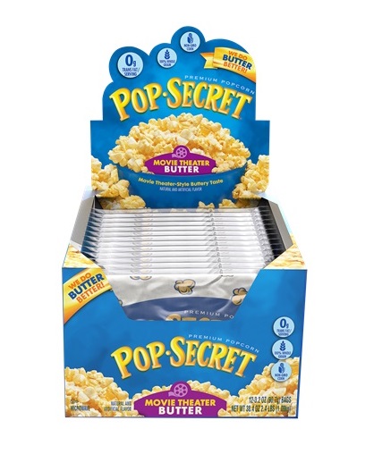 Pop secret with butter 12ct 3.2oz