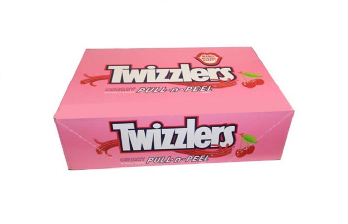 Twizzlers pull n peel cherry k/s 15ct
