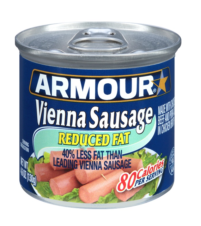 Armour reduced fat vienna saugage 4.6oz