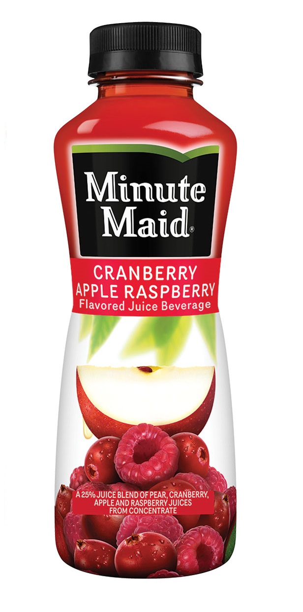 Minute maid cranberry apple raspberry 24ct 12oz