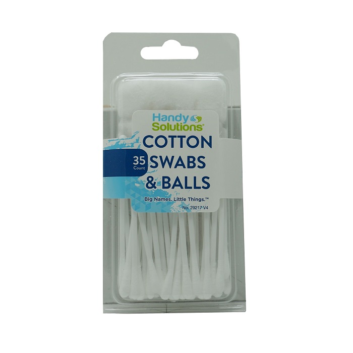 Handy solution cotton swabs & balls 35ct