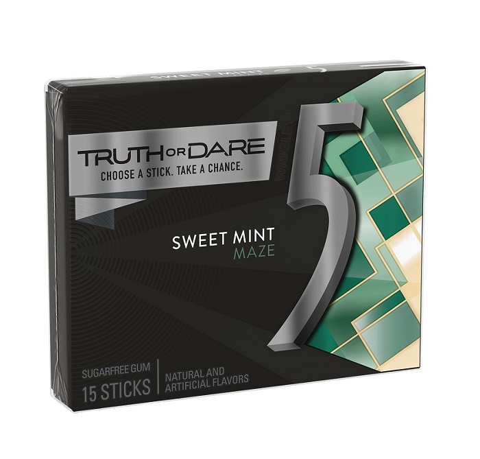 5 gum sweet mint maze 10ct