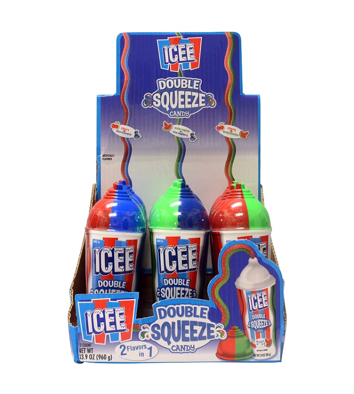 Icee double squeeze candy 12ct 2.8oz
