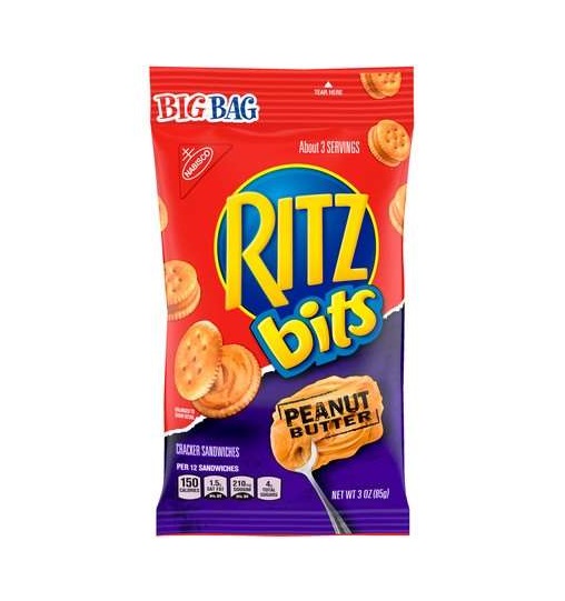 Ritz bits peanut butter 12ct