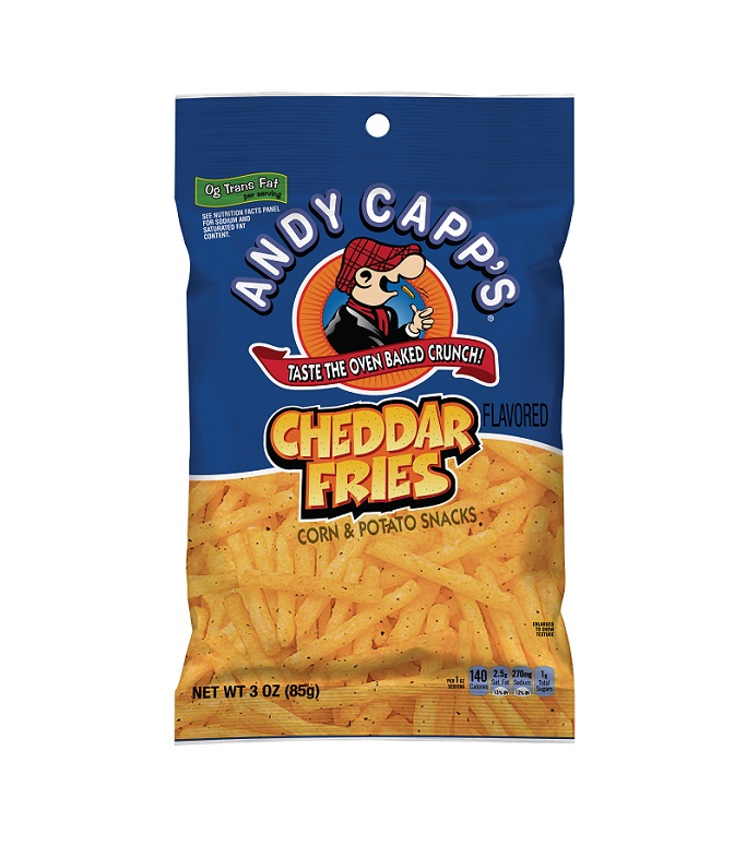 Andy capp`s cheddar fries 3oz