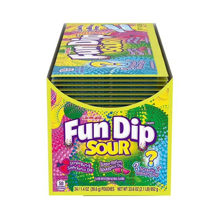 Fun dip lik-m-aid sour 24ct