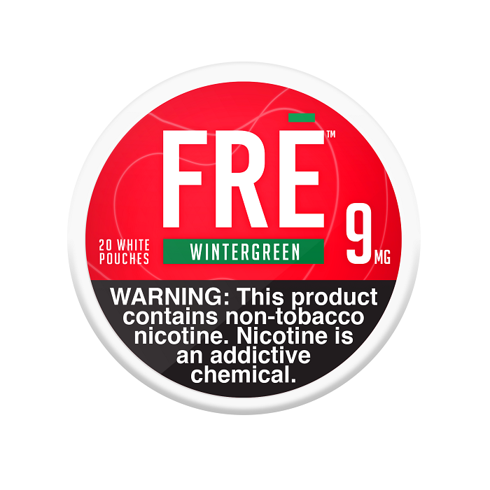 Fre wintergreen nicotine pouch 9mg 5ct