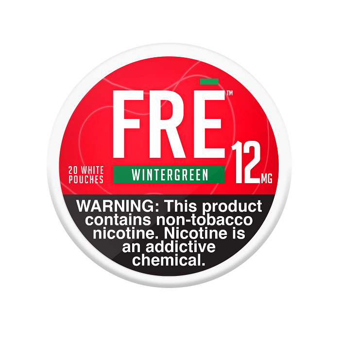 Fre wintergreen nicotine pouch 12mg 5ct