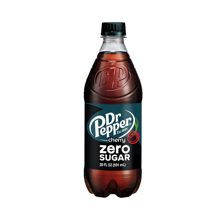 Dr pepper cherry zero sugar 24ct 20oz
