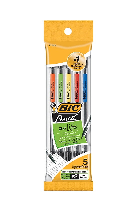 Bic pencil mechanicl 5pk