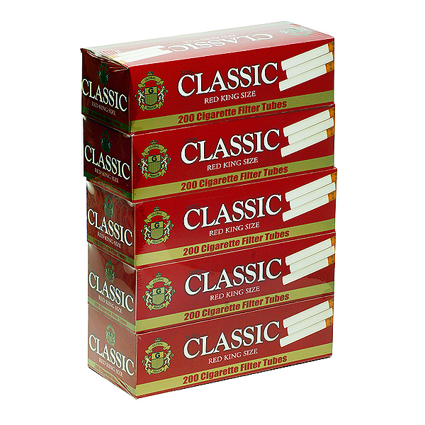 Classic red fltr kg tube 200ct