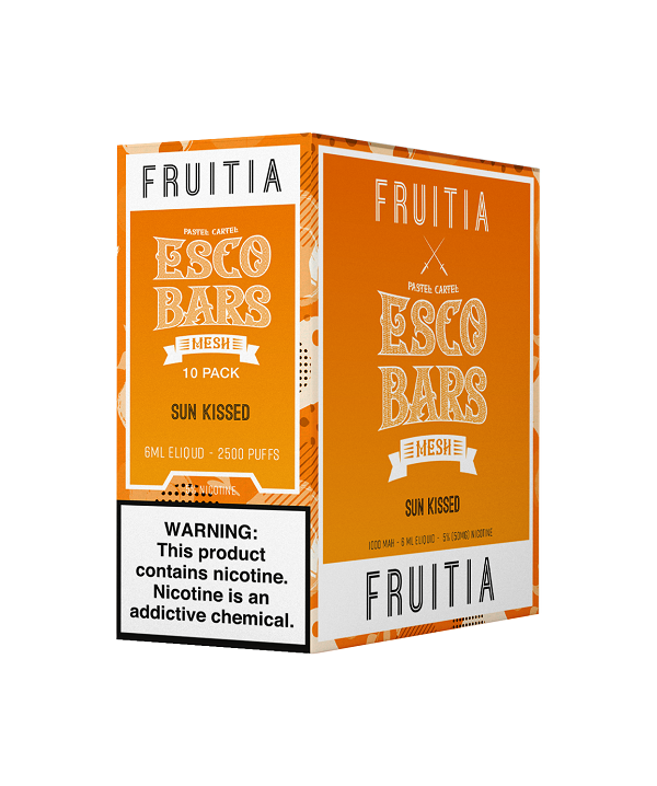 Esco bars sun kissed fruitia 2500 disposable 10ct