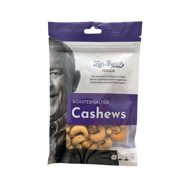 Fun bunch roasted cashews 4oz