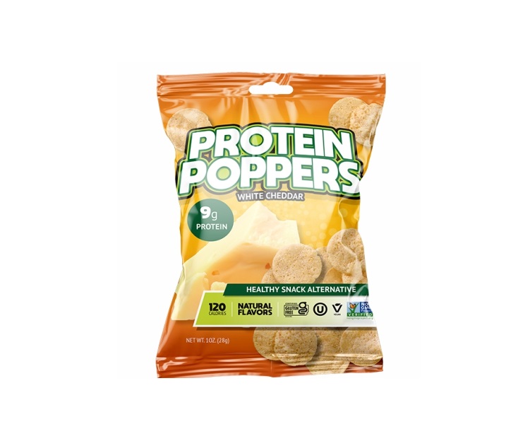 Protein poppers white cheddar 1oz