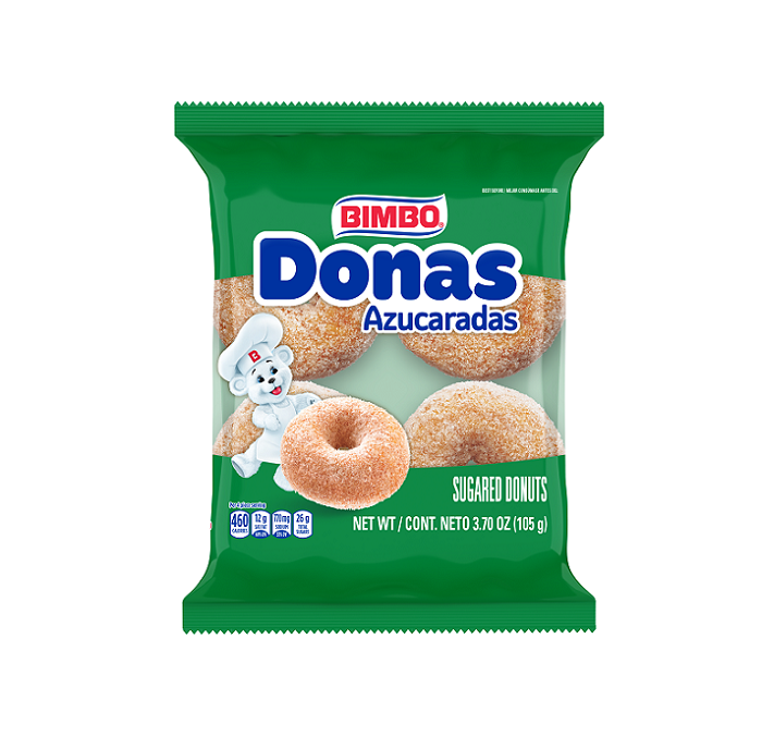 Bimbo donas sugar donut 4ct 3.88oz