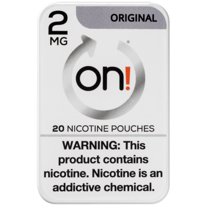 On original nicotine pouch 2mg 5ct