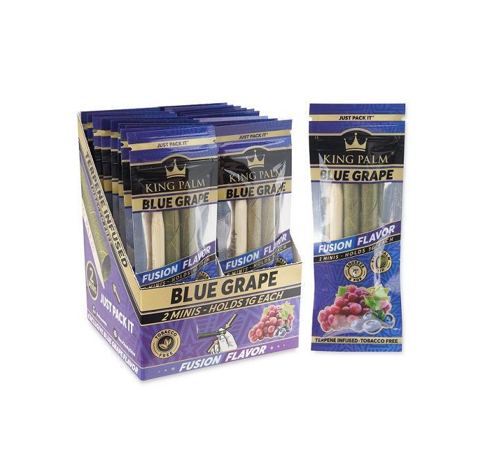 King palm blue grape mini cones 20/2ct