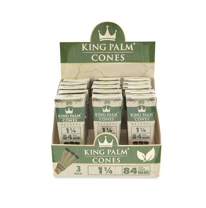 King palm natural cones 1.25