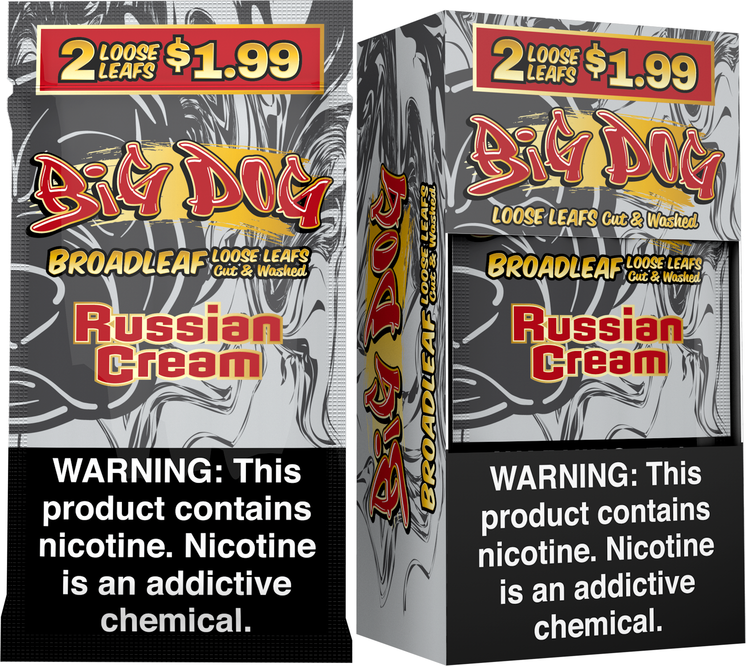 Big dog russian cream 2/$1.99