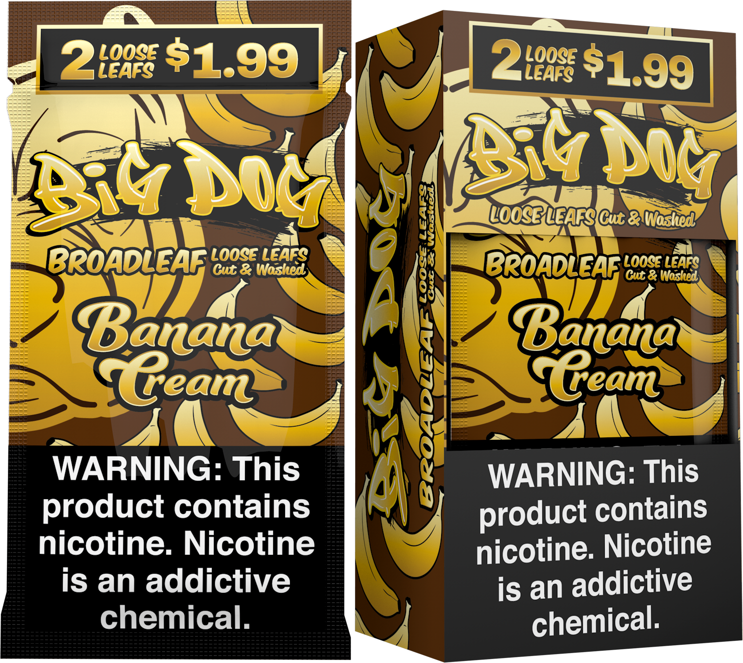 Big dog banana cream 2/$1.99