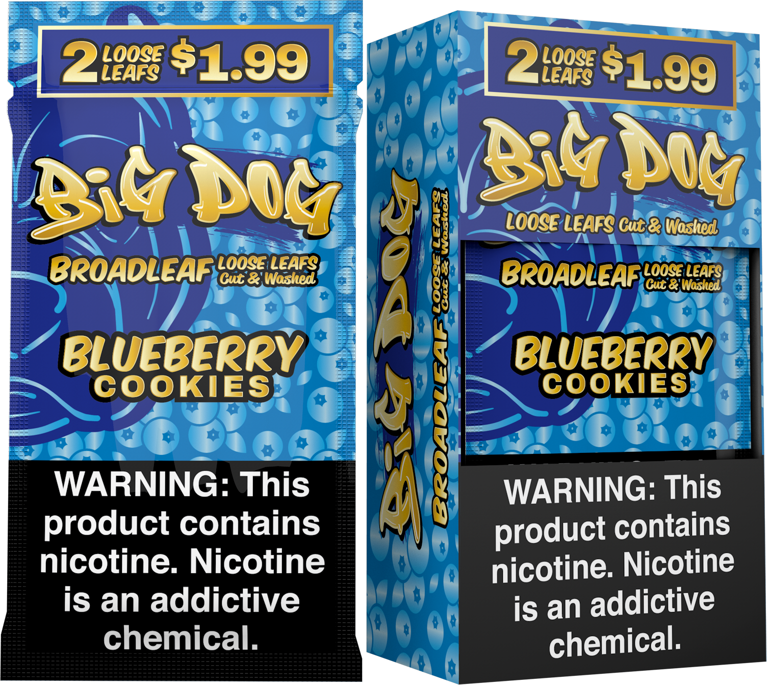 Big dog blueberry cookies 2/$1.99