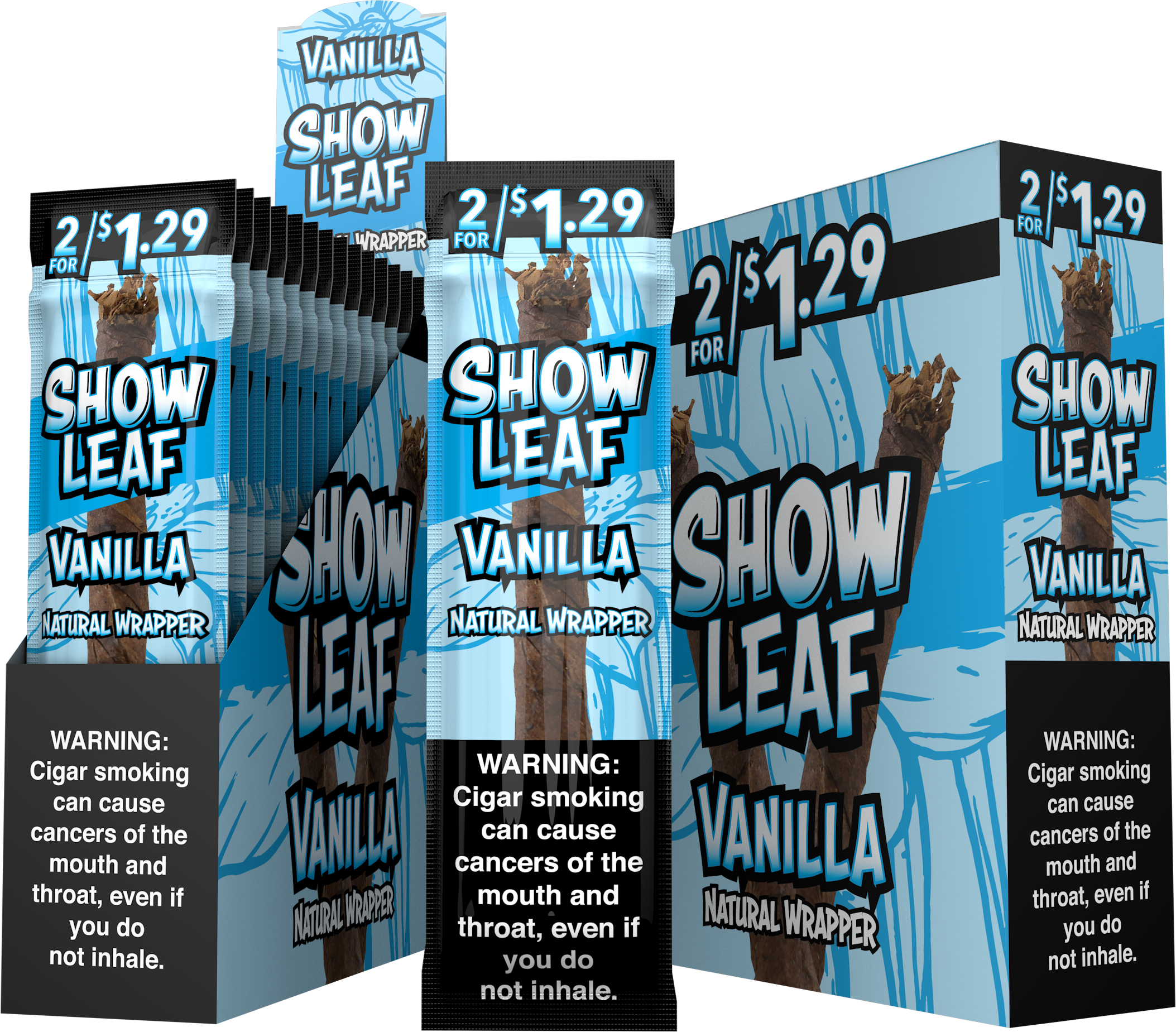 Show leaf vanilla 2/$1.29 15/2pk