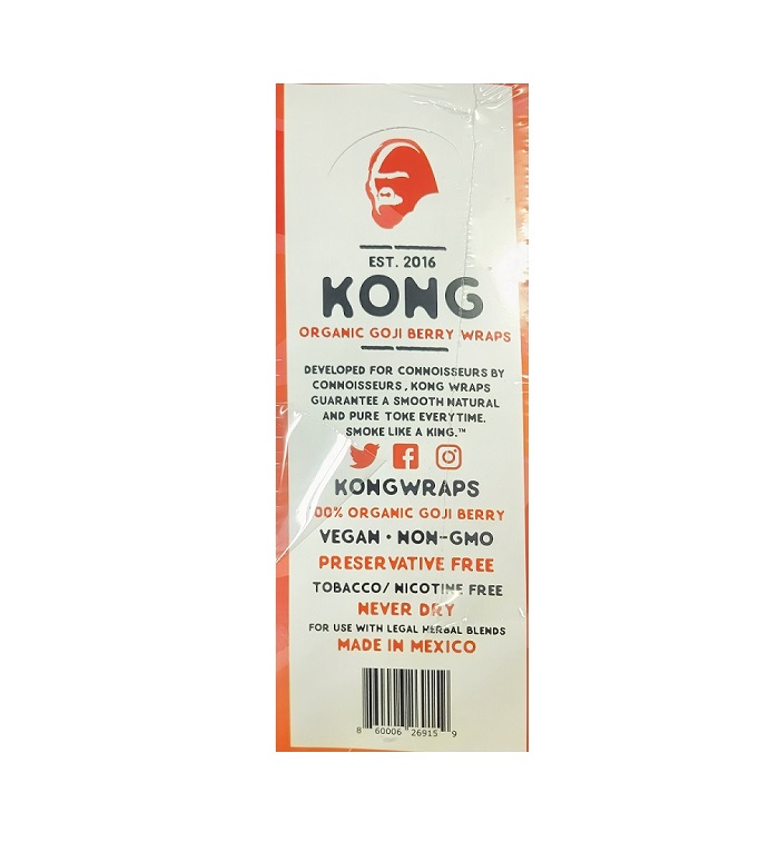 Kong wraps organic goji berry cones 10/2pk