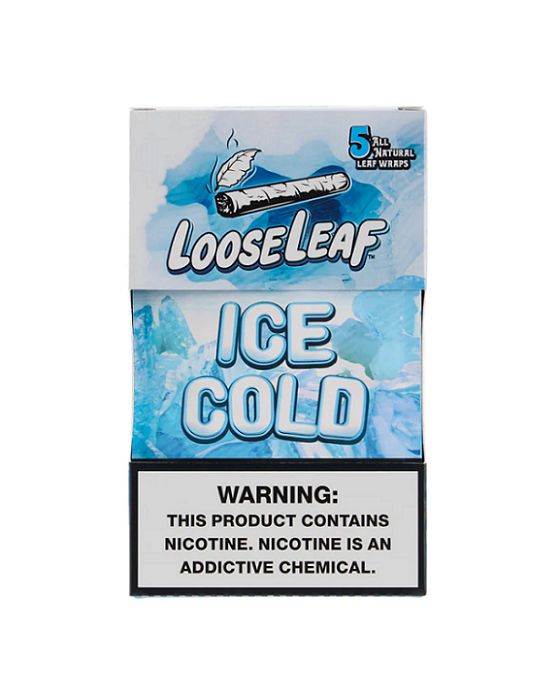 Loose leaf iced cold cigar wraps 8/5pk