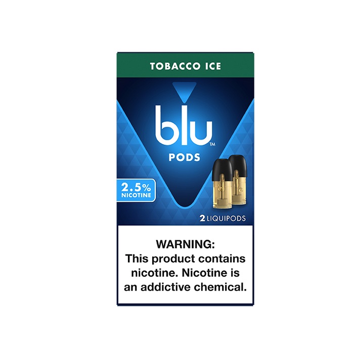 Blu tobacco ice 2.5% pods 5/2ct