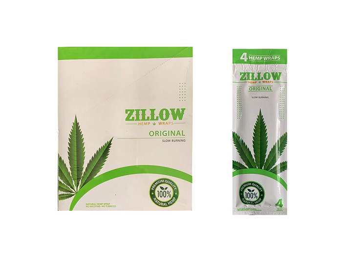 Zillow original hemp wraps 20/4pk