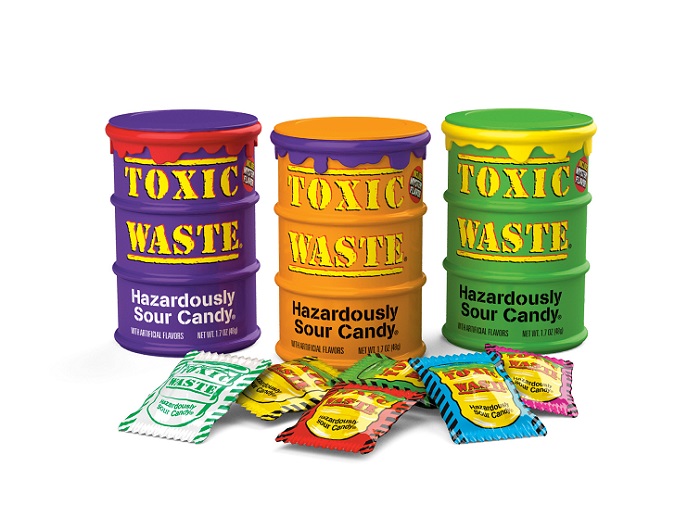 Toxic waste asst mystery hrd candy drum 12ct 1.7oz