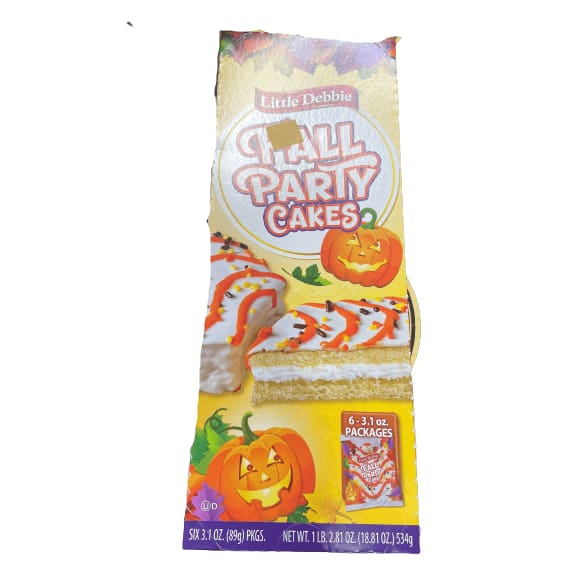 Little debbie fall party cakes 6ct 3.1oz