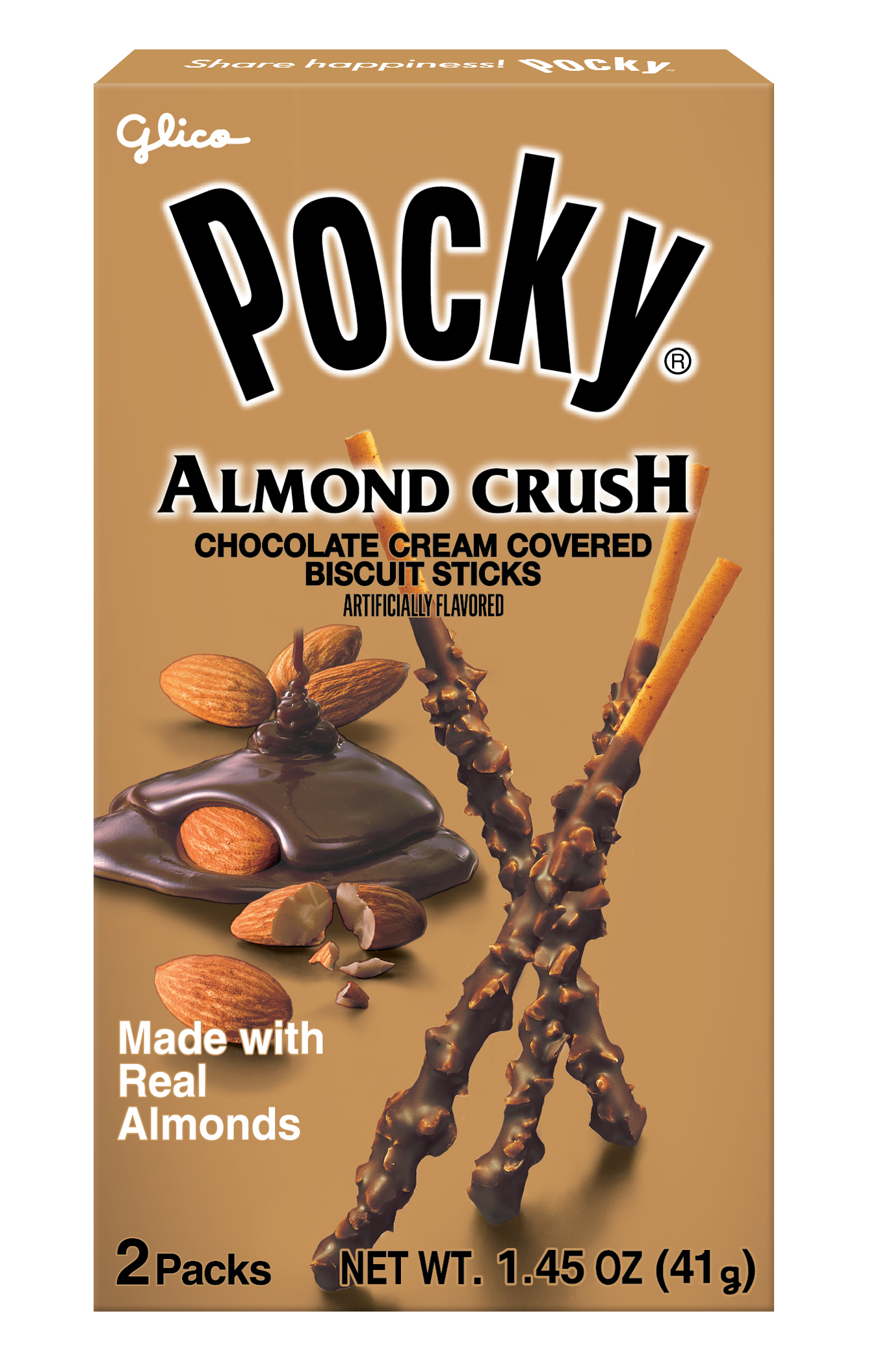 Pocky almond crush biscuit stick 1.45oz